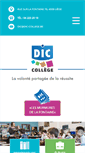 Mobile Screenshot of dic-college.be